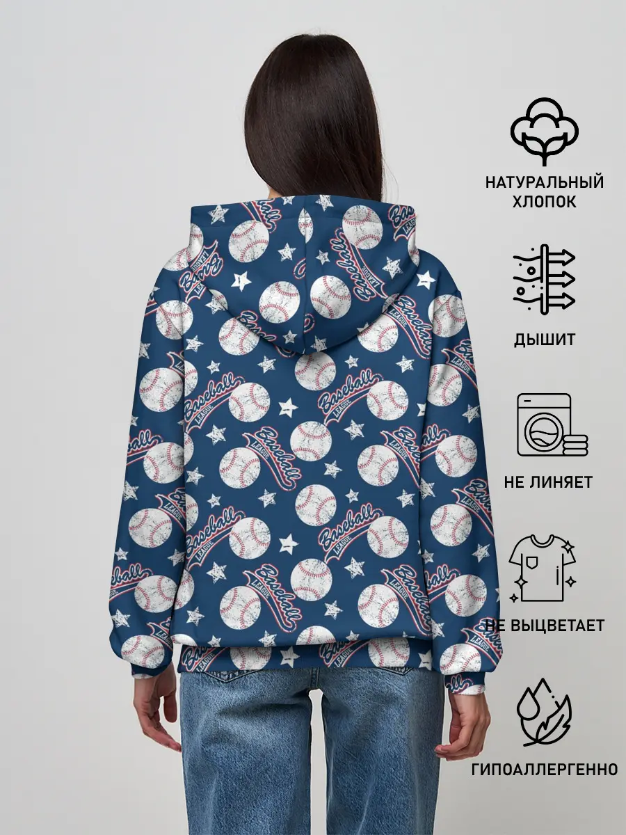 Женское худи / Baseball