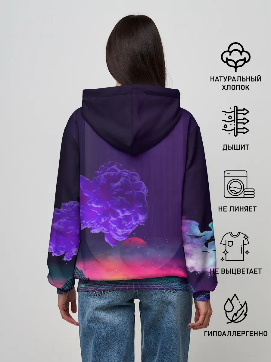 Женское худи / Ретро 90-е.