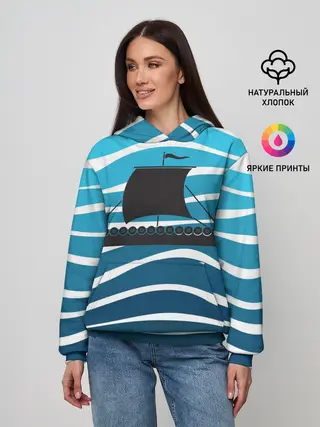 Женское худи / Корабль