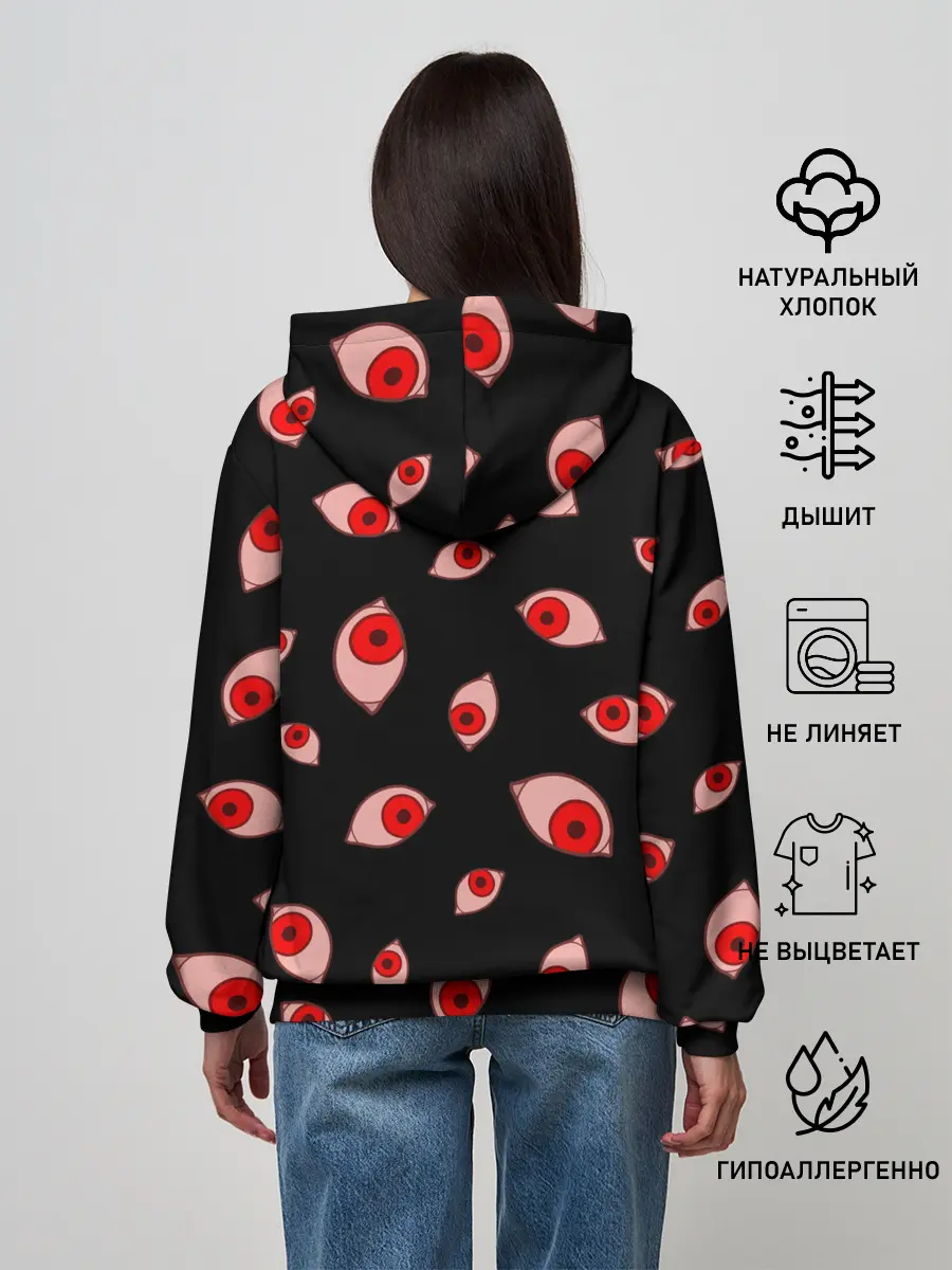 Женское худи / Взгляд тьмы