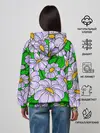 Женское худи / Цветы Лавандовые ромашки