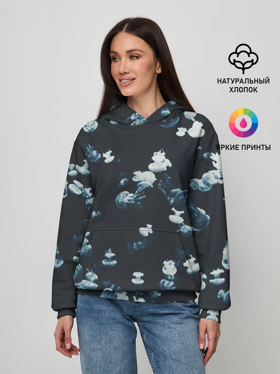 Женское худи / Медузы