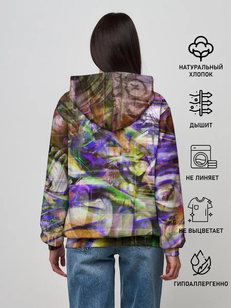 Женское худи / Graffiti Art