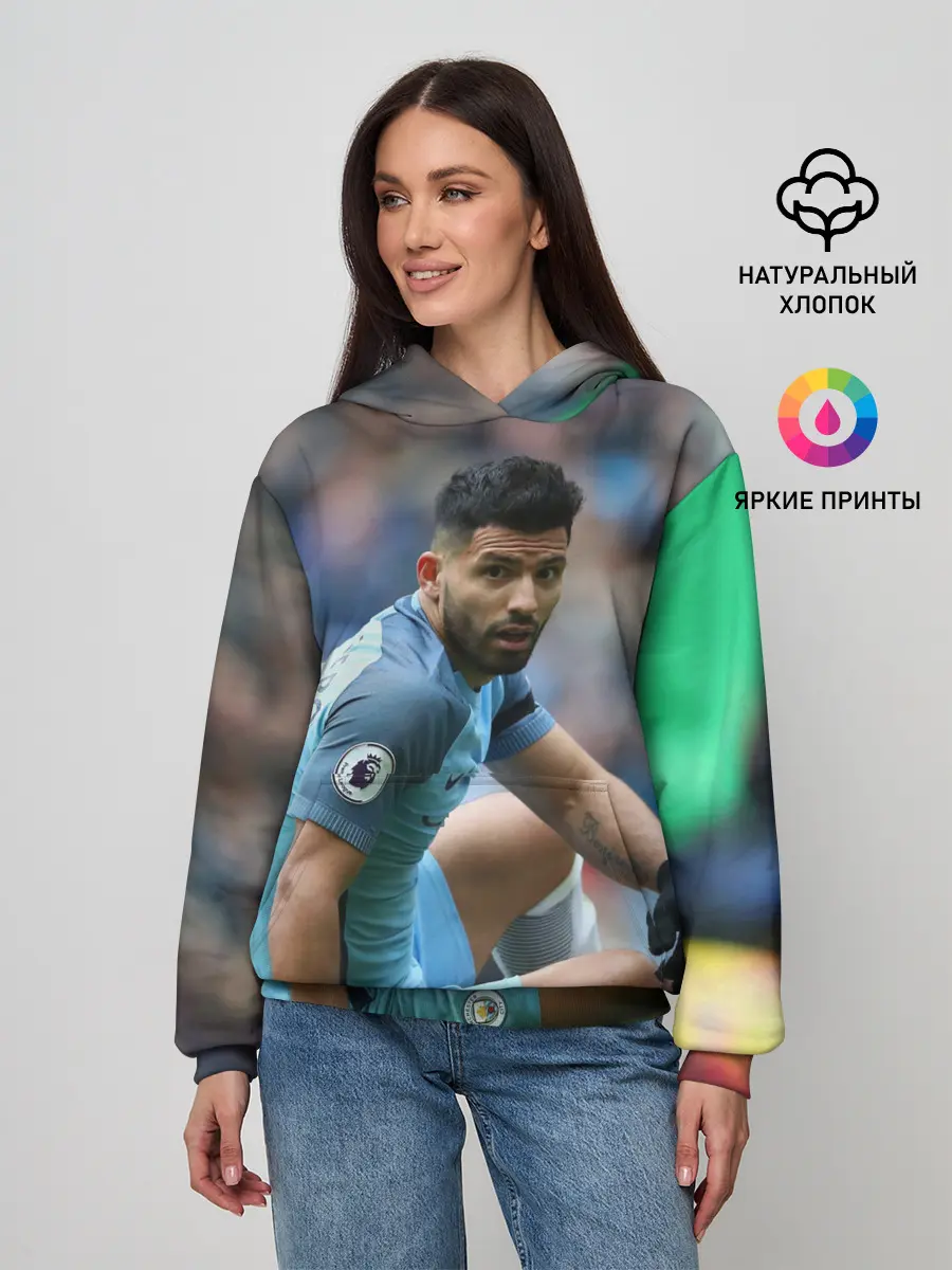 Женское худи / Серхио Агуэро