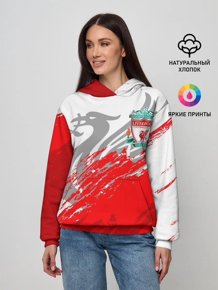 Женское худи / LIVERPOOL / ЛИВЕРПУЛЬ