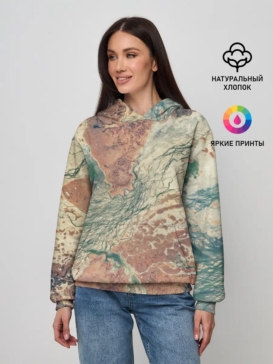 Женское худи / Снимок со СпуТника