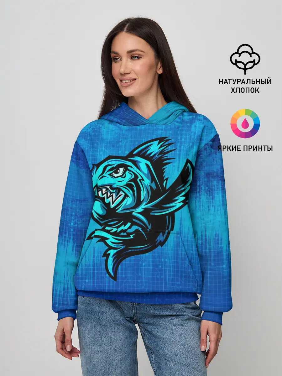 Женское худи / Пиранья