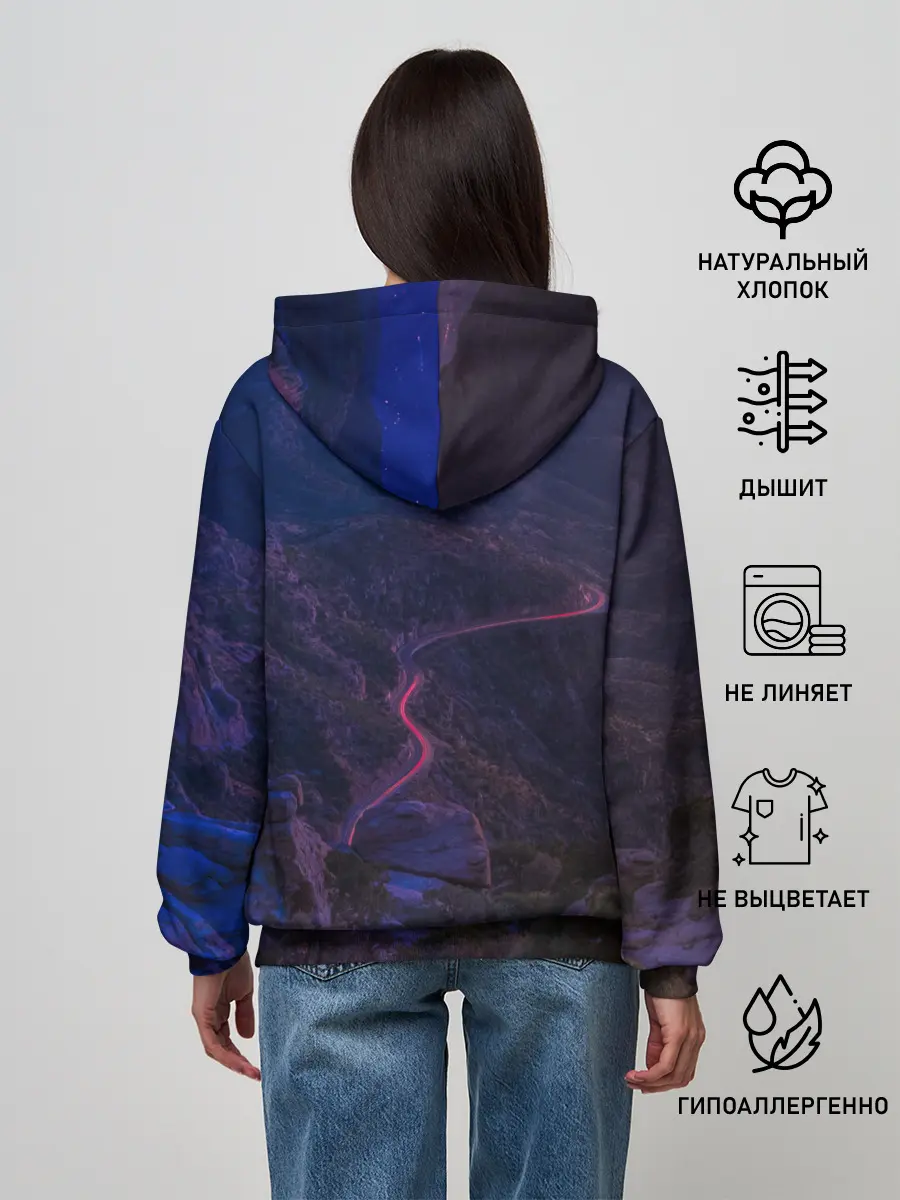 Женское худи / НЕОНОВАЯ ДОРОГА