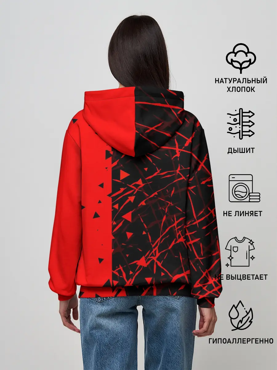 Женское худи / МАНЧЕСТЕР / MANCHESTER UNITED