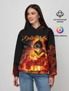 Женское худи / Юно в огне | Чёрный клевер