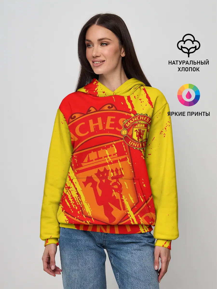 Женское худи / МАНЧЕСТЕР / MANCHESTER UNITED