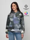 Женское худи / Patchwork