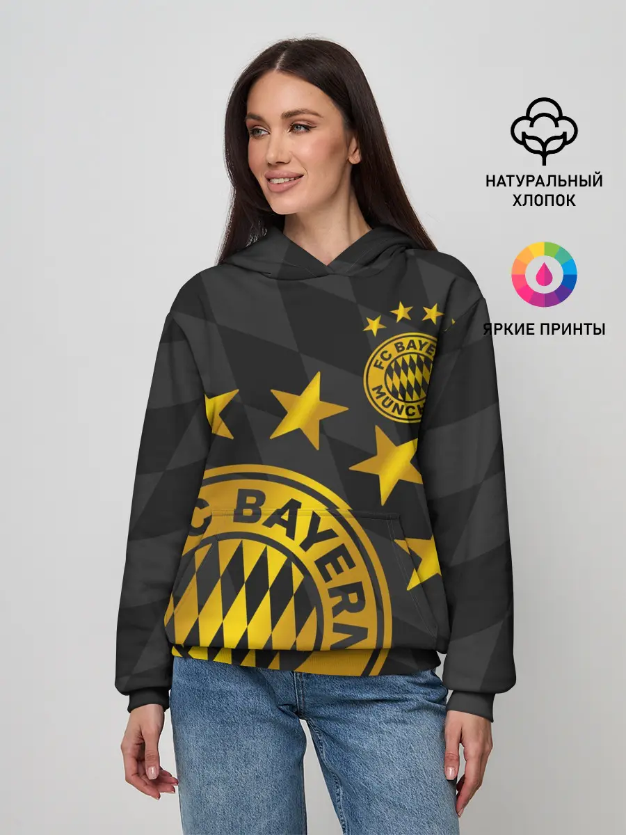 Женское худи / ФК БАВАРИЯ / BAYERN / МЮНХЕН