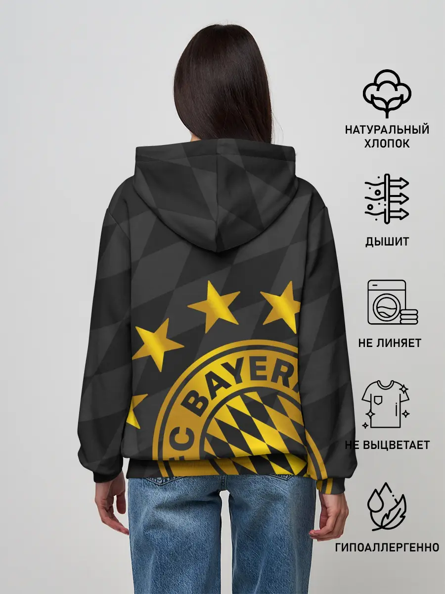 Женское худи / ФК БАВАРИЯ / BAYERN / МЮНХЕН