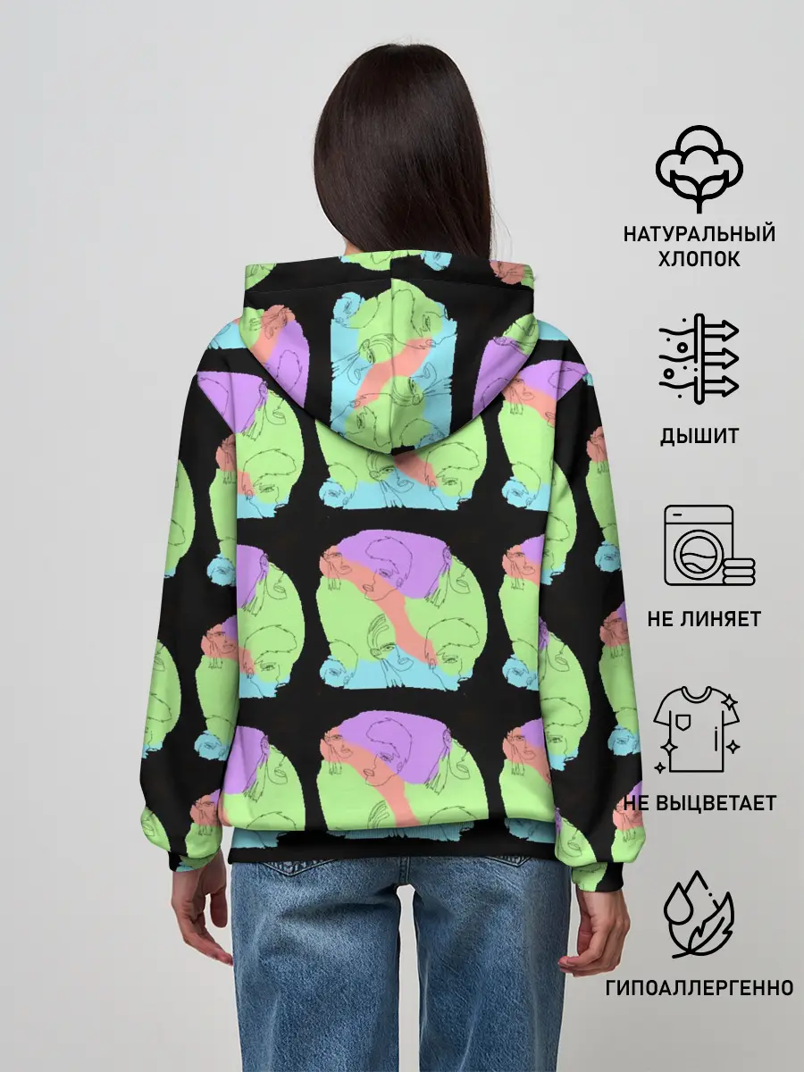 Женское худи / Лица