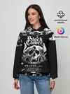 Женское худи / Чёрный клевер череп демона