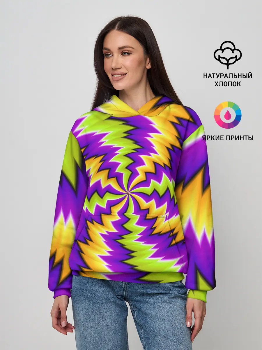 Женское худи / ЛЕДЕНЕЦ / КОНФЕТА / КАРАМЕЛЬ