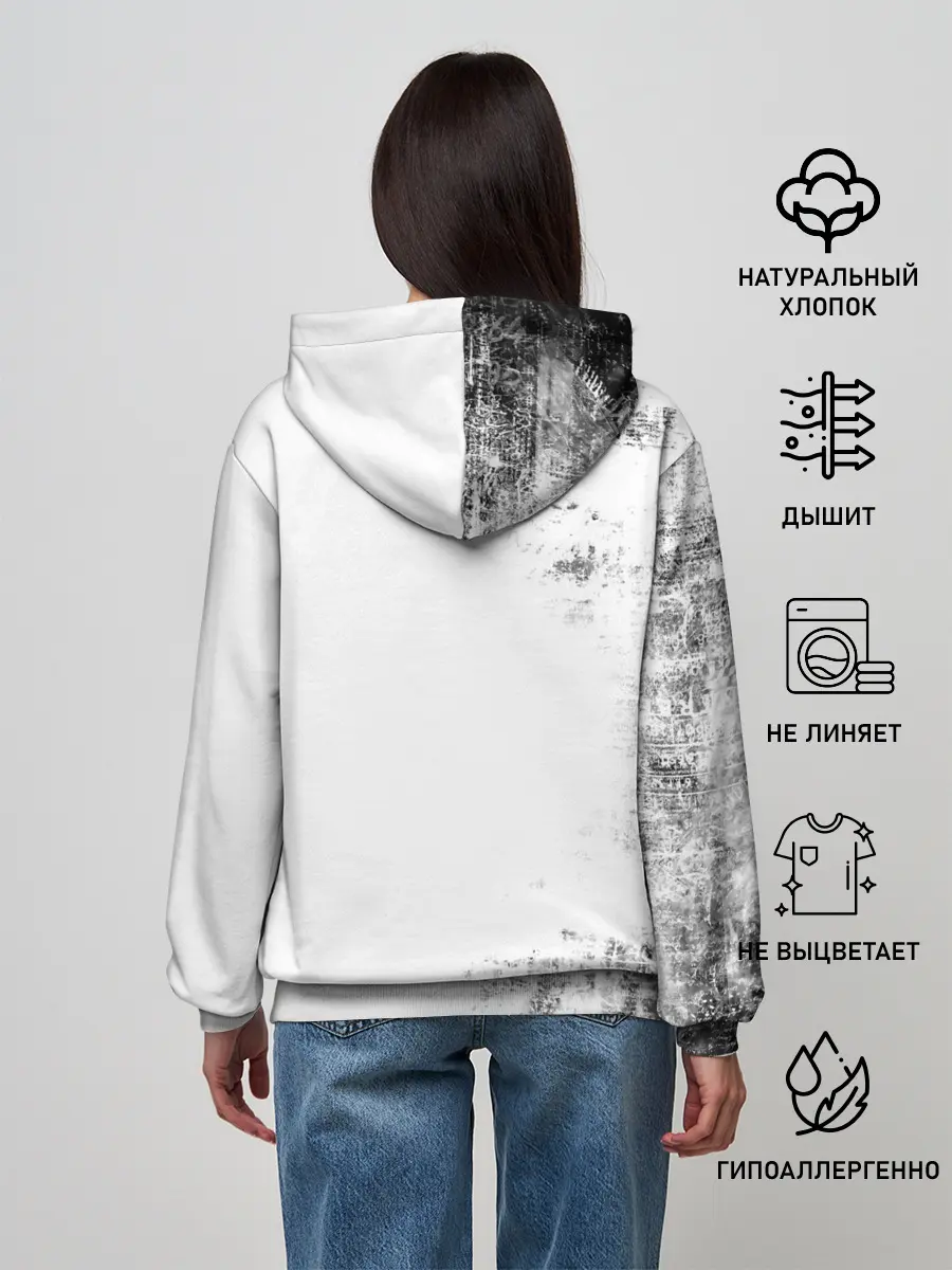 Женское худи / Черный Аста демон Чёрный клевер