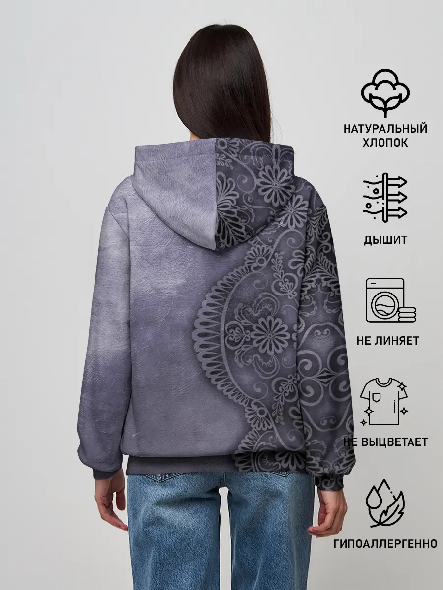 Женское худи / Кружевной Узор