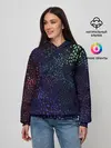 Женское худи / Настроение узоры