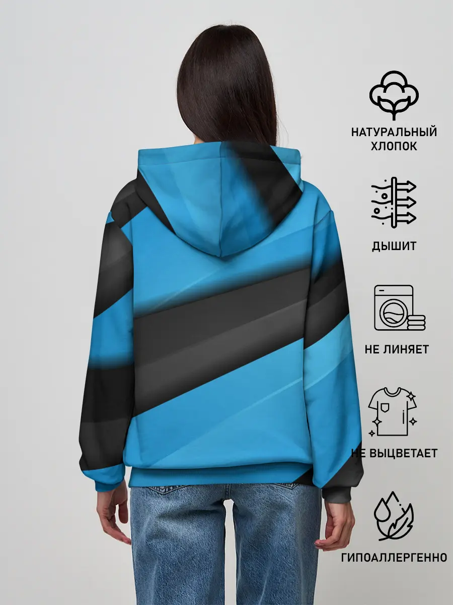 Женское худи / Blue Sport Style