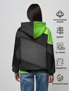 Женское худи / Green / Black