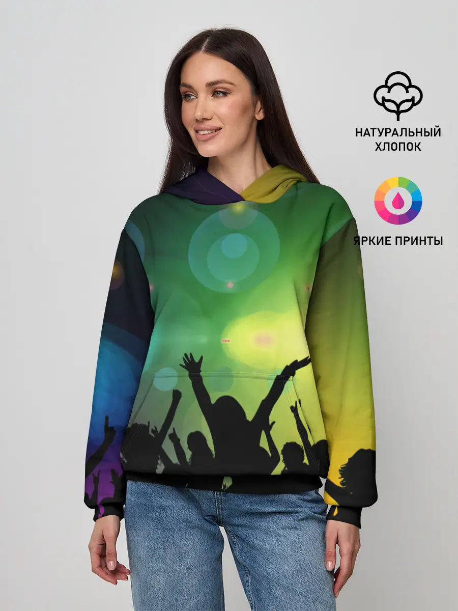 Женское худи / Неоновая Вечеринка