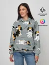 Женское худи / Собаки Бигли