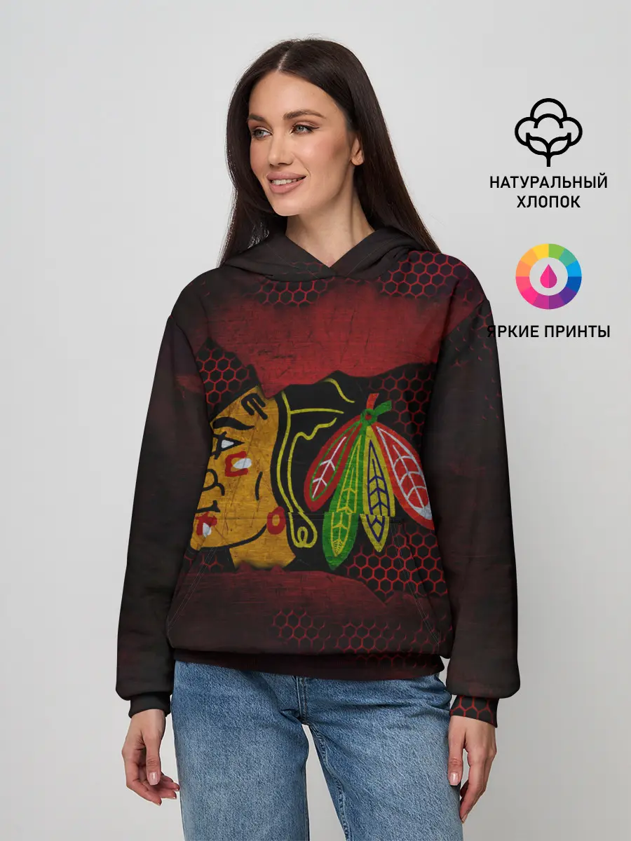 Женское худи / CHICAGO NHL