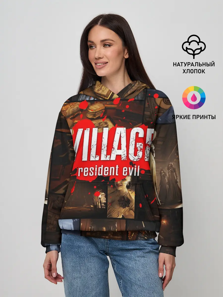 Женское худи / RESIDENT EVIL 8 VILLAGE