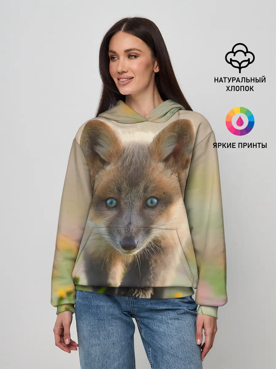 Женское худи / Лисичка
