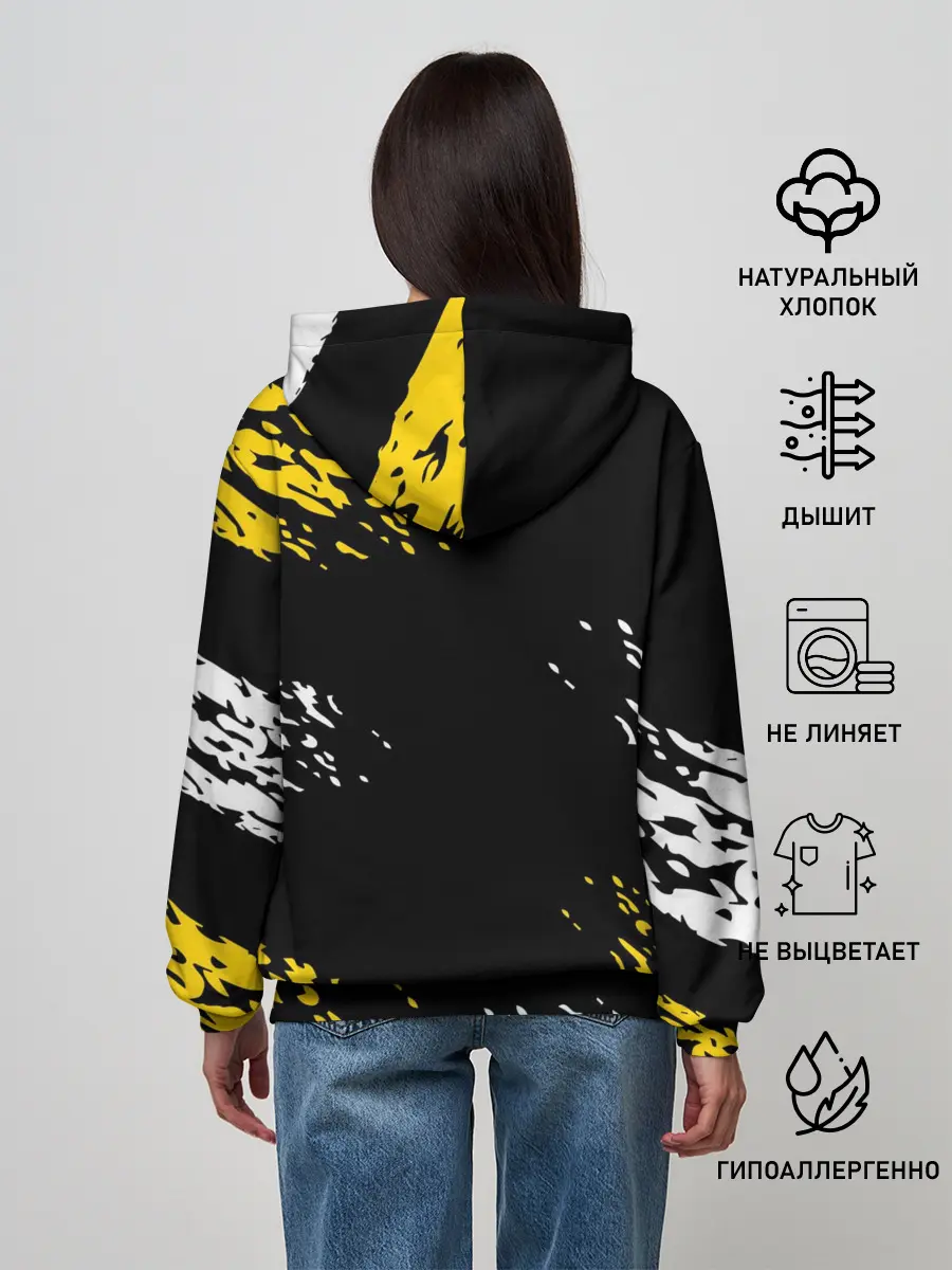 Женское худи / JUVENTUS / ЮВЕНТУС / КРАСКА