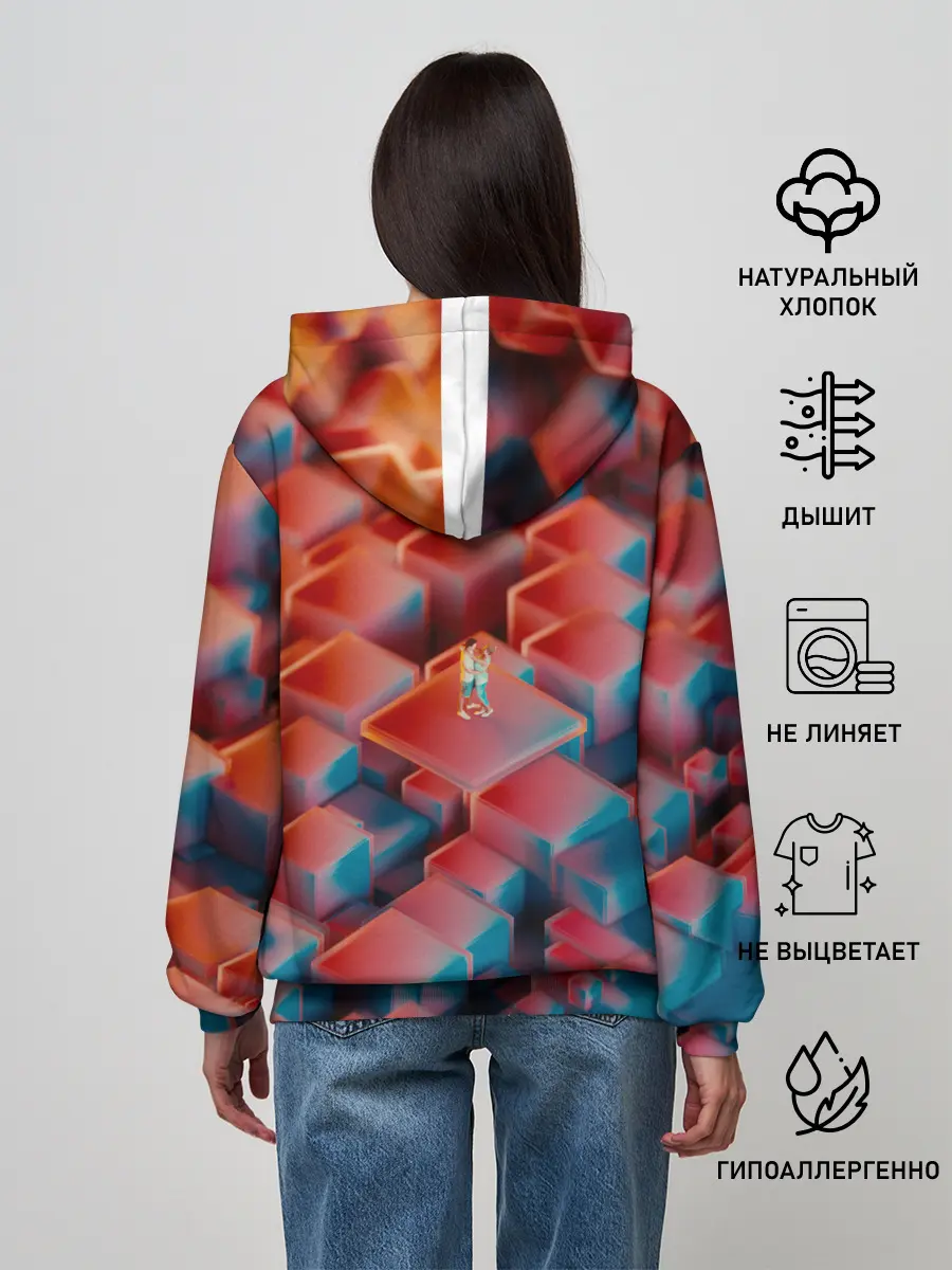 Женское худи / Неоновая пара