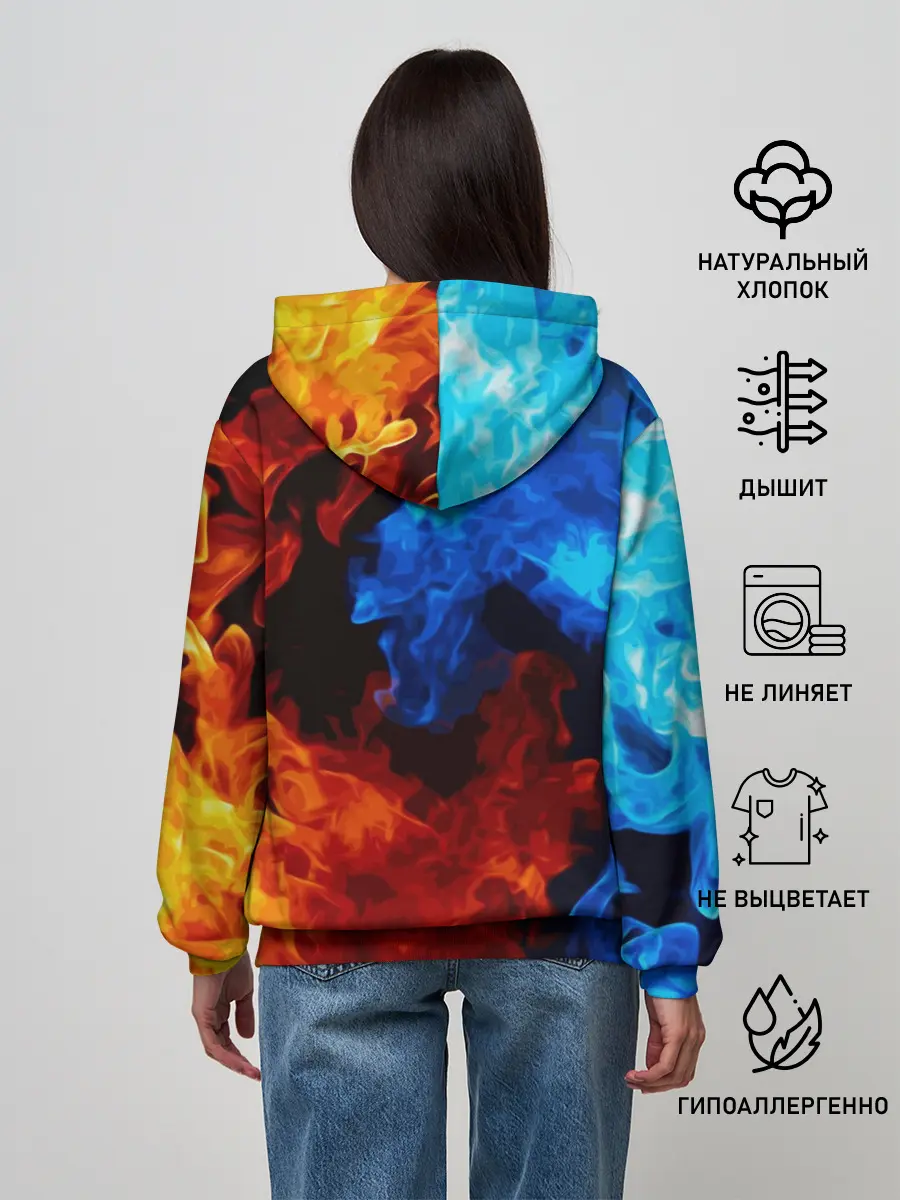 Женское худи / СЕКТОР ГАЗА / КАЙФА ПО ЖИЗНИ