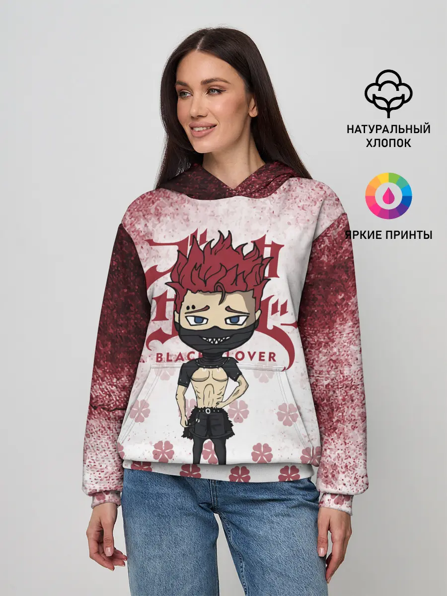 Женское худи / Зора Идеаре Чёрный клевер