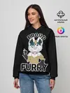 Женское худи / Furry wolf