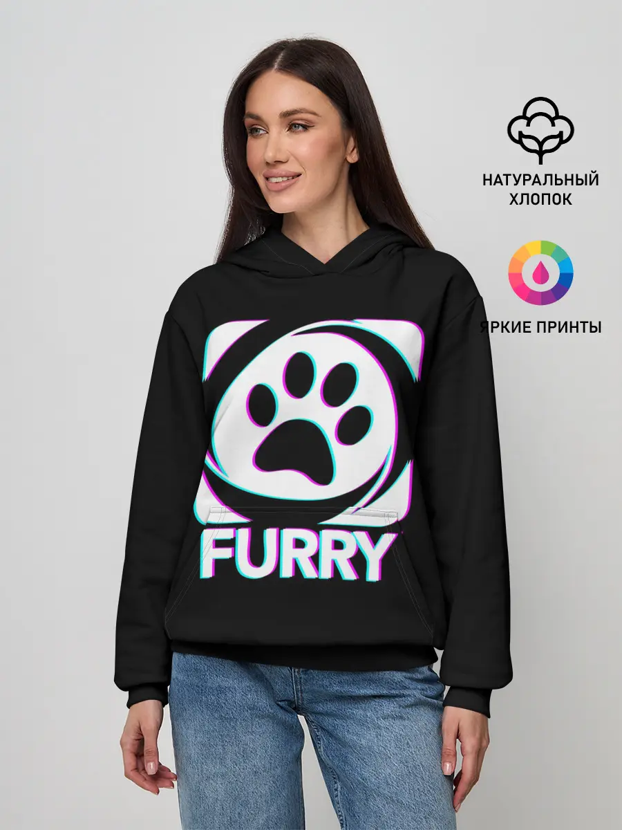 Женское худи / Furry