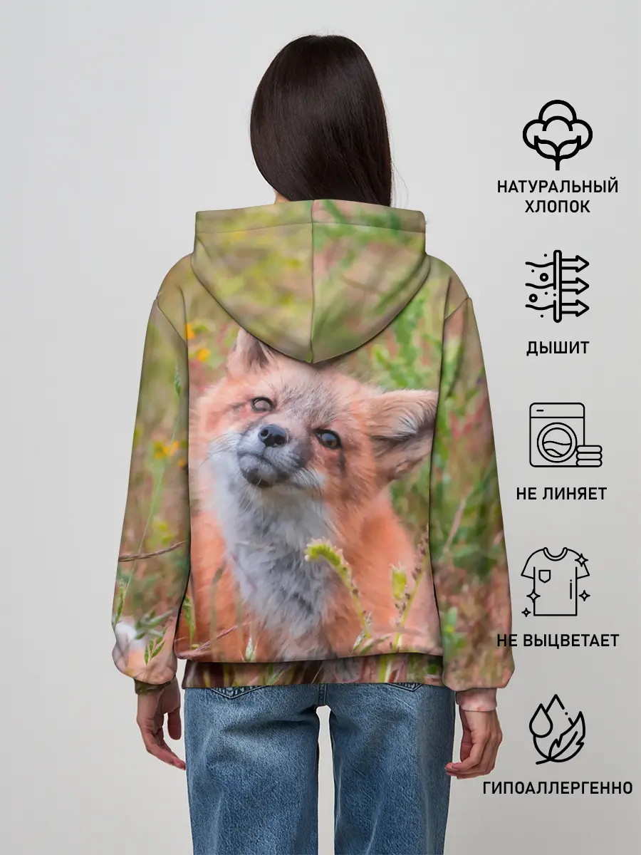 Женское худи / Лисичка