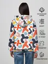Женское худи / Абстрактные цветные пятна