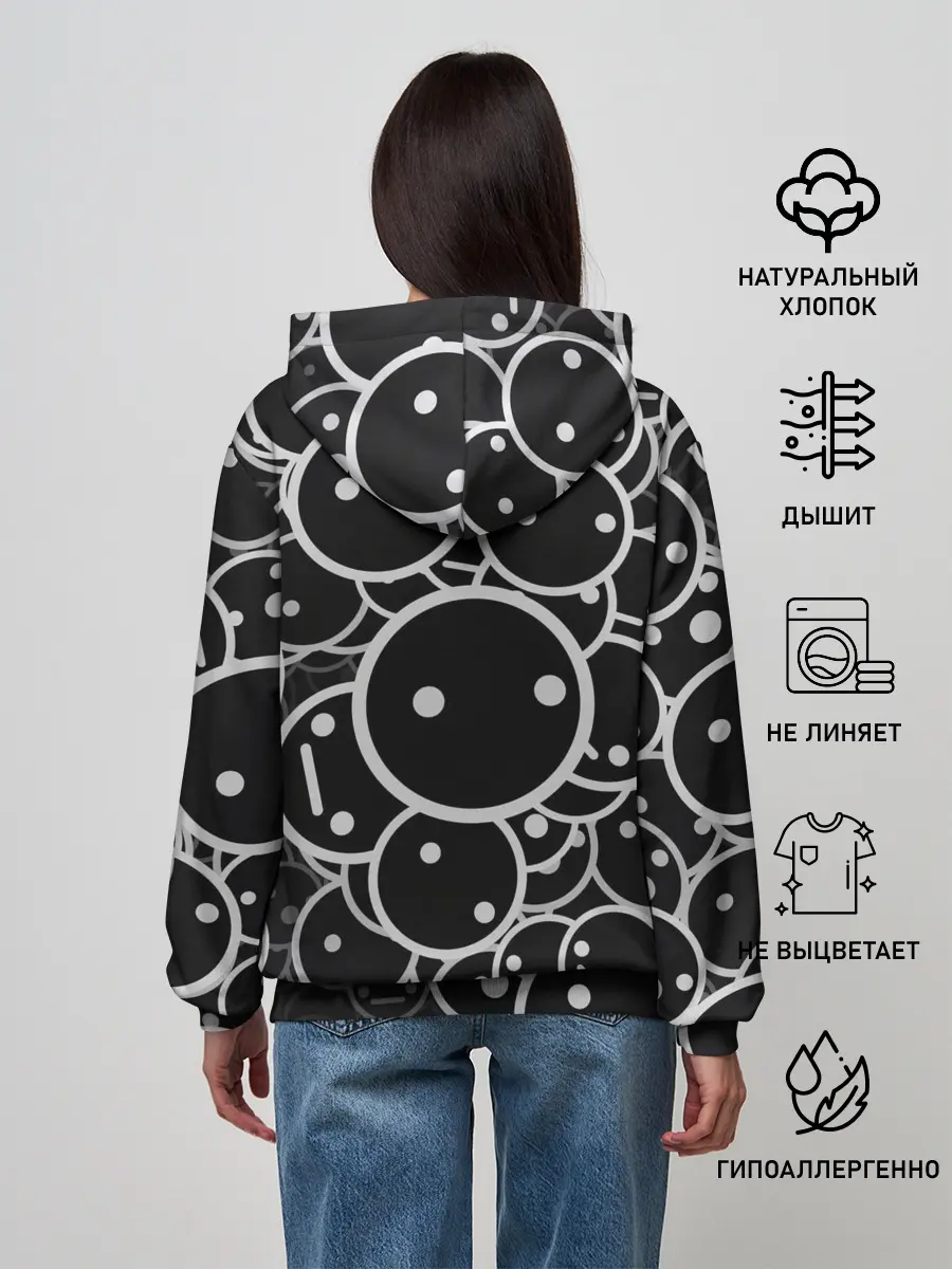 Женское худи / Smile Texture