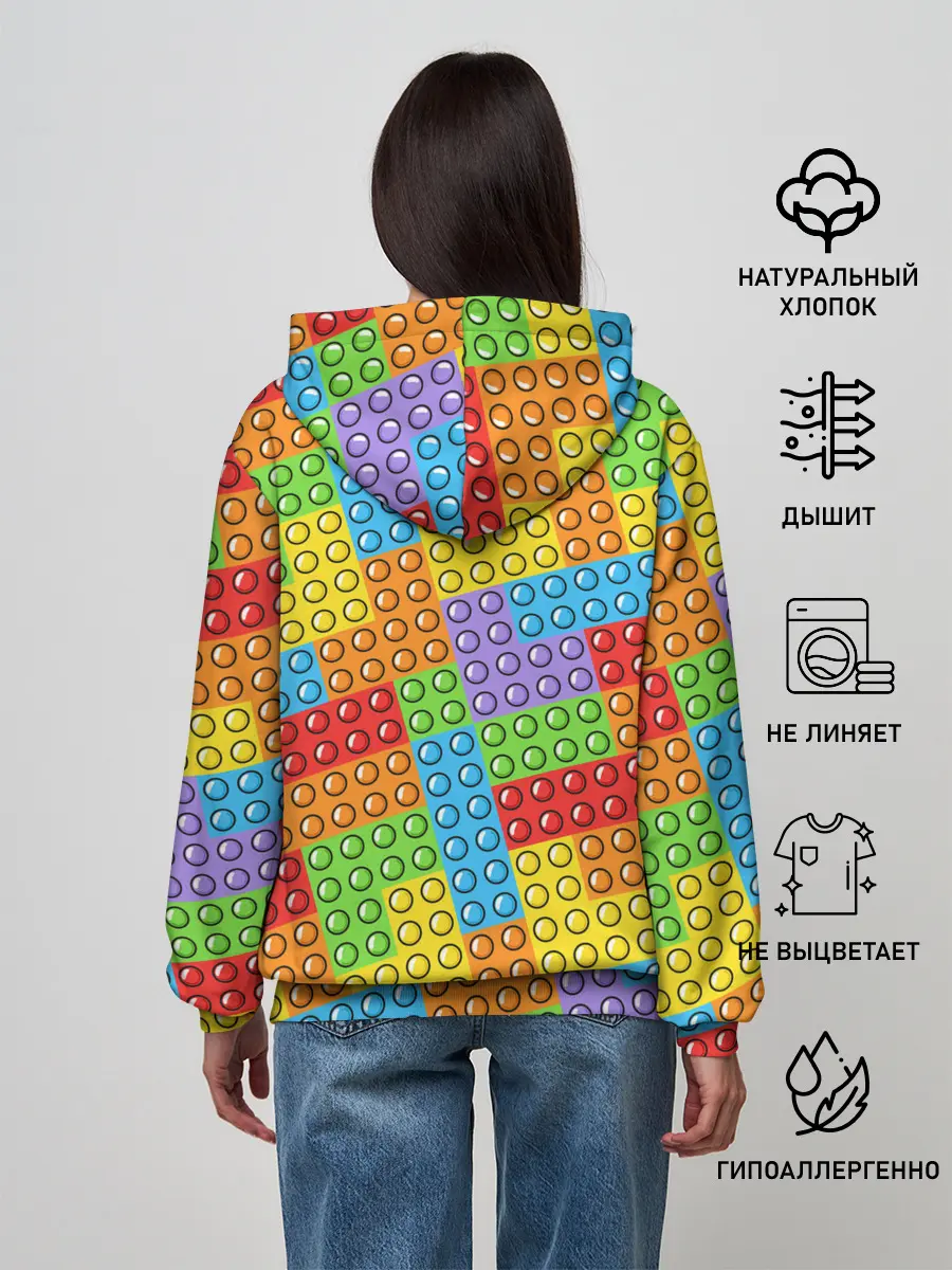 Женское худи / POP IT / SIMPLE DIMPLE