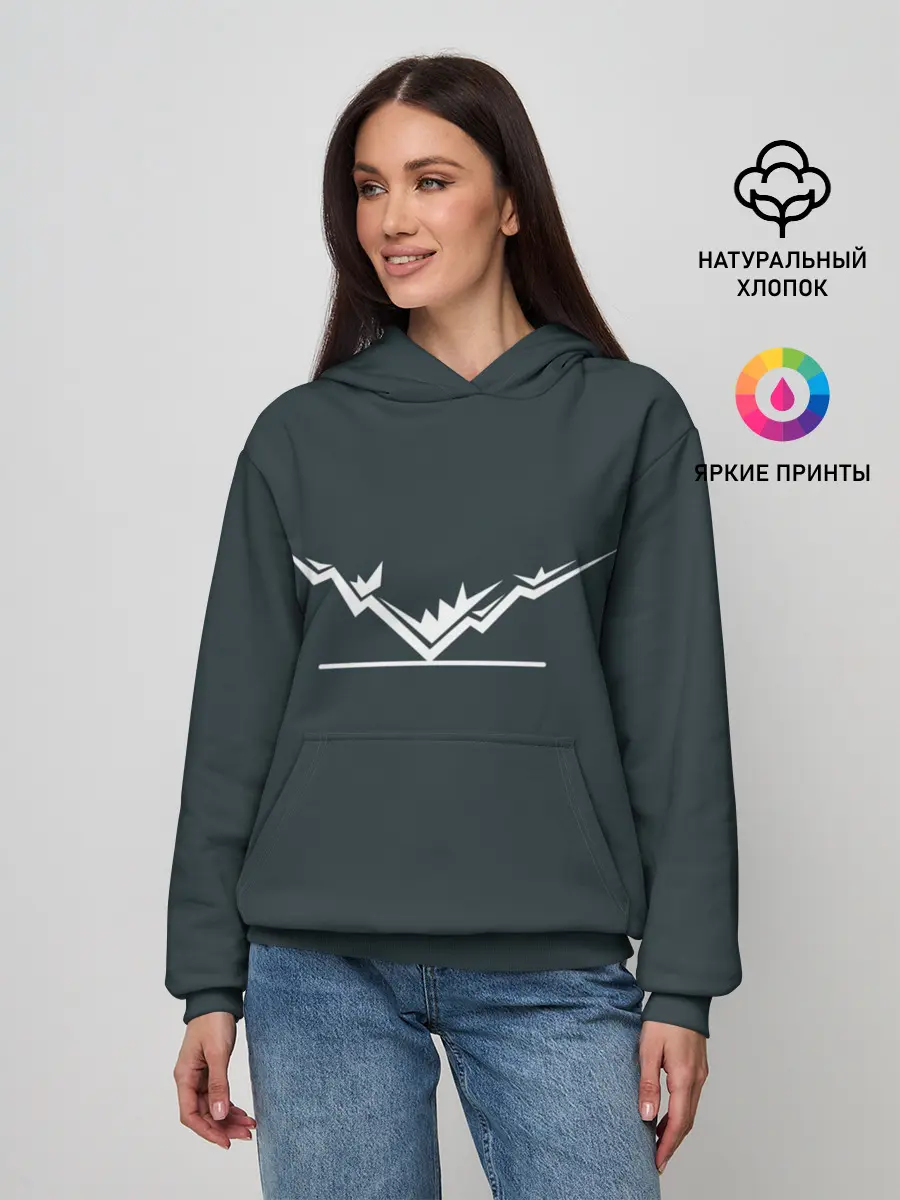 Женское худи / Гора наоборот