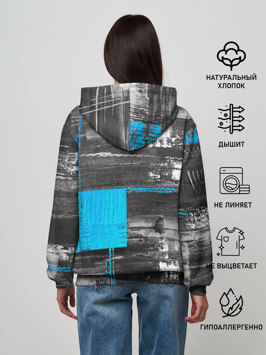 Женское худи / Абстракция