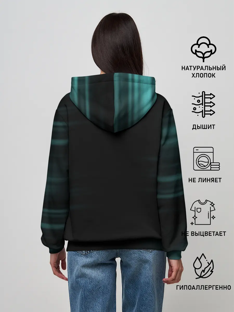 Женское худи / Зора Идеаре Чёрный клевер