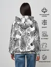 Женское худи / Зебра