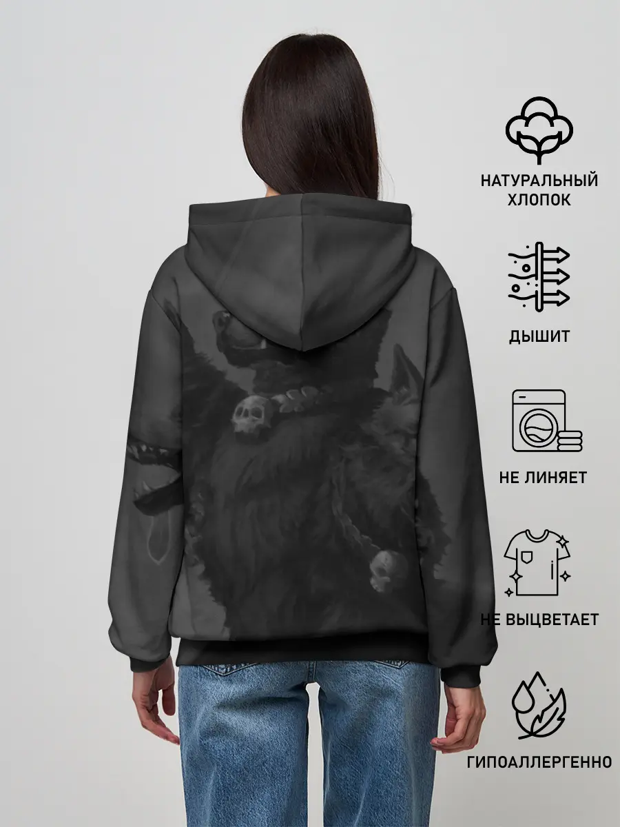 Женское худи / Hades wolf