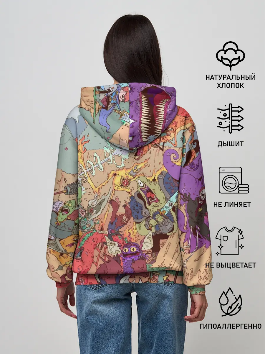 Женское худи / MONSTER WAR | СЮРРЕАЛИЗМ