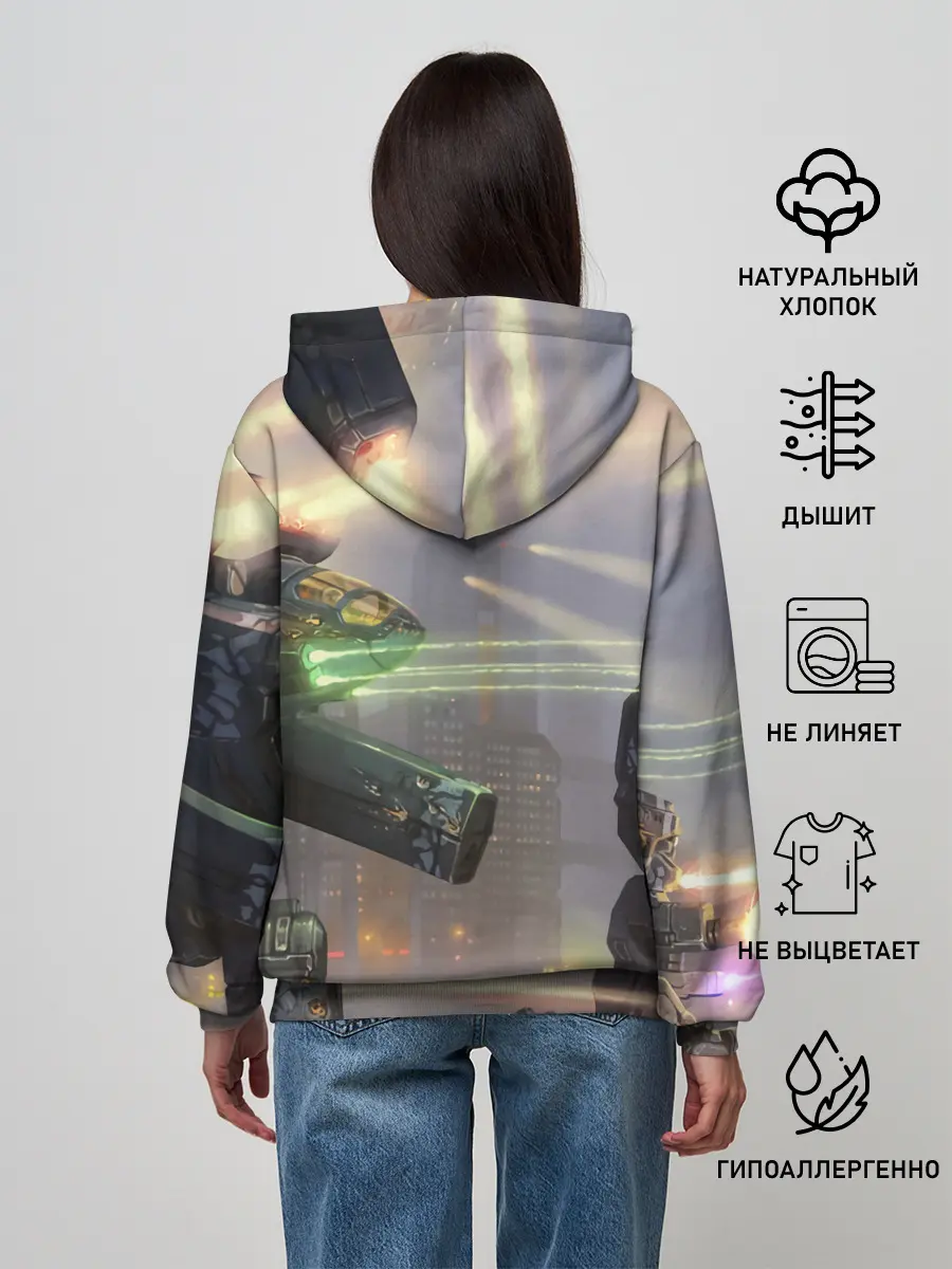 Женское худи / Боевая техника