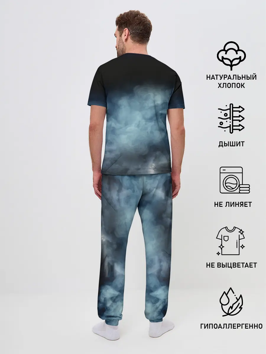 Мужская пижама с брюками / Man фура