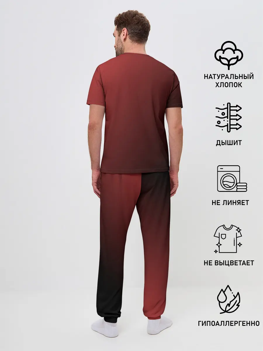 Мужская пижама с брюками / Падение комет